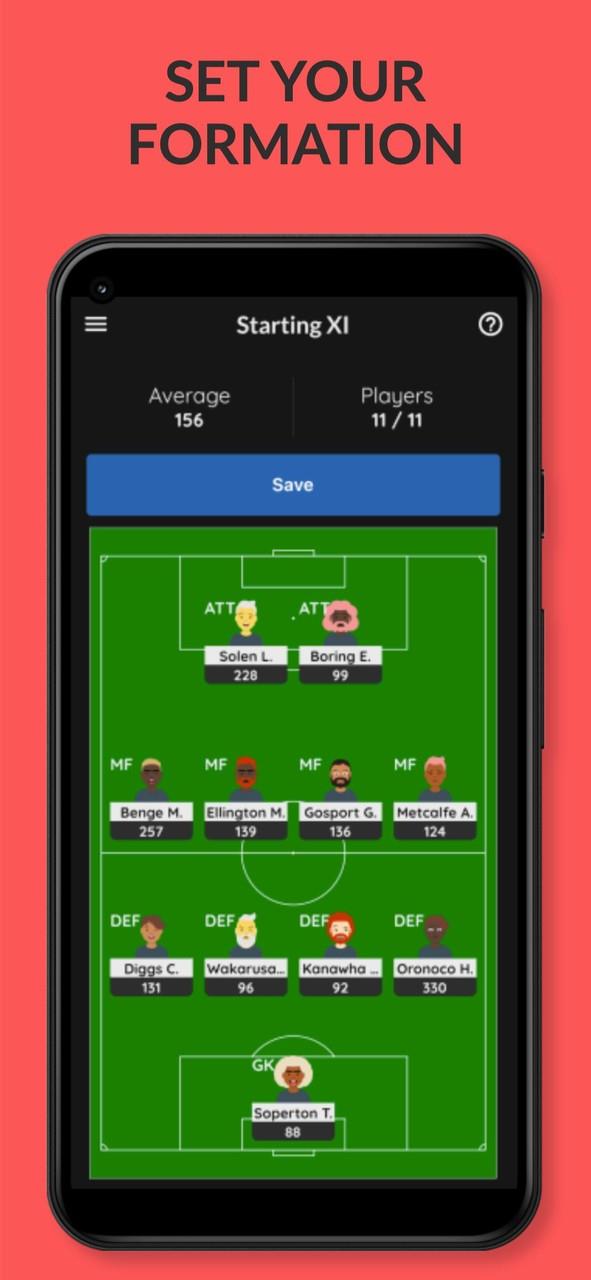 MYFM - Online Football Manager スクリーンショット 1