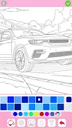 Car coloring games - Color car ဖန်သားပြင်ဓာတ်ပုံ 0