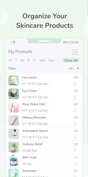 Skincare Routine Diary Screenshot 3