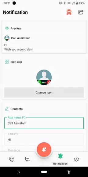 Fake Call and Sms Zrzut ekranu 2