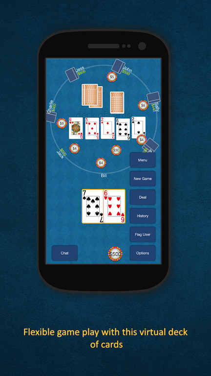 Multiplayer Deck Of Cards Capture d'écran 3