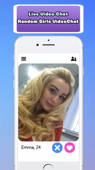 Live Video Chat - Random Girls VideoChat স্ক্রিনশট 0