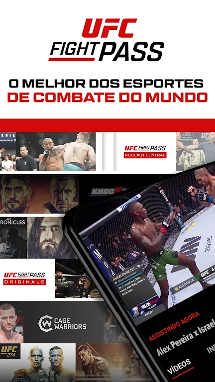 UFC Fight Pass - MMA ao vivo Schermafbeelding 0