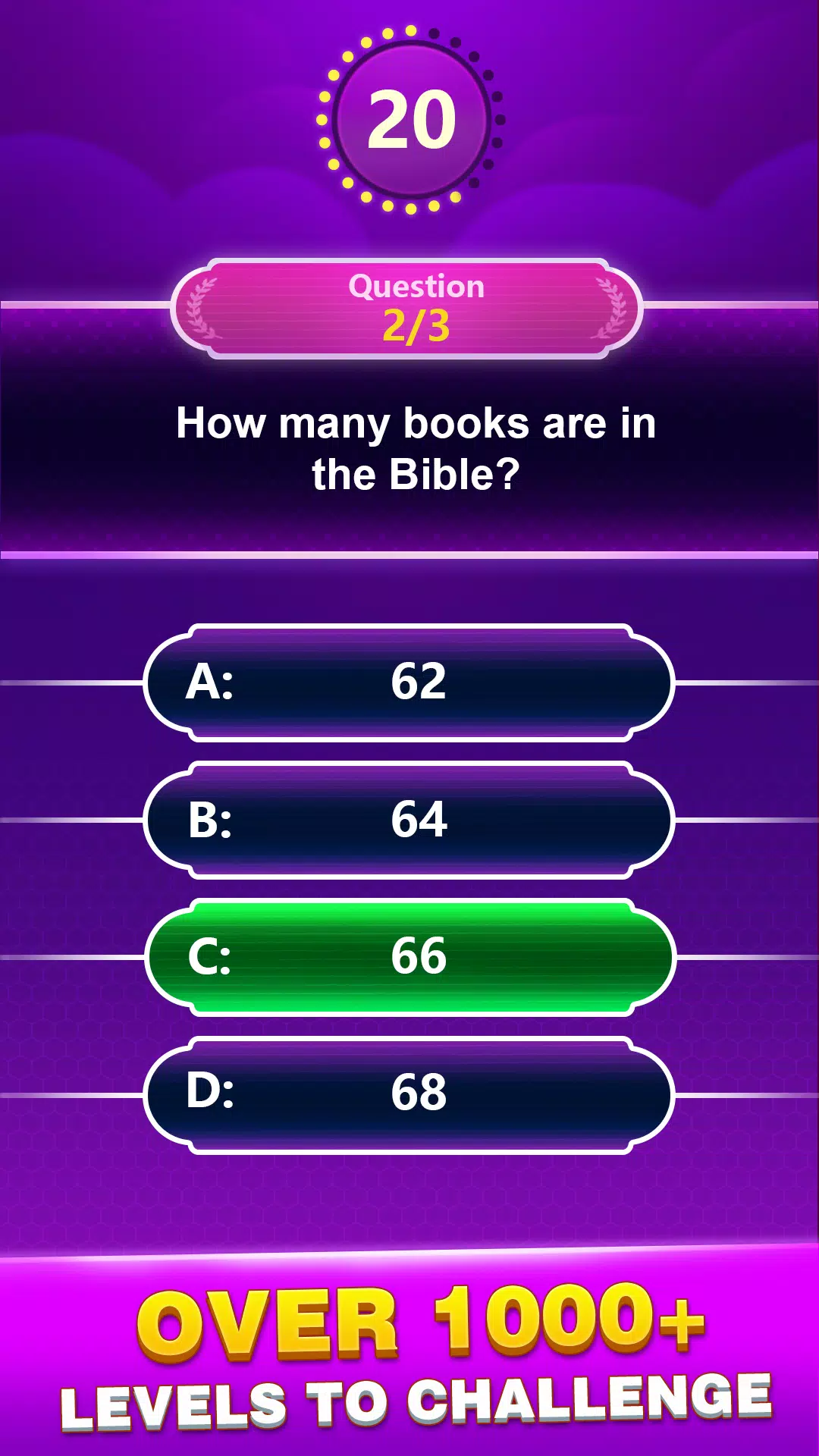 Bible Trivia ဖန်သားပြင်ဓာတ်ပုံ 1