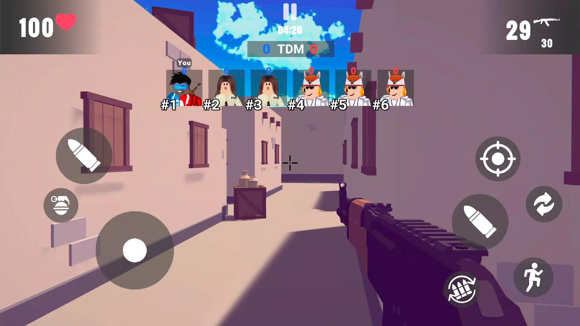 Gunfight Arena: Obby Shooter Tangkapan skrin 1