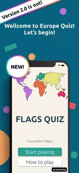 Flags Quiz:  World Geo Trivia स्क्रीनशॉट 0