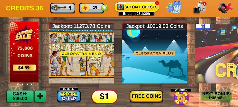 Cleopatra Keno with Keno Games Tangkapan skrin 3