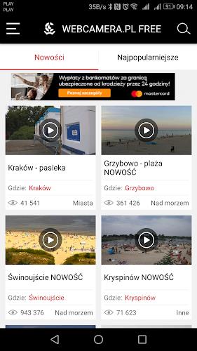 WebCamera.pl - live streaming Скриншот 3