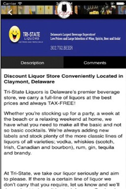 Tri State Liquor Screenshot 2