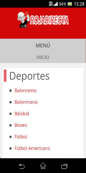 Roja Directa Futbol スクリーンショット 0
