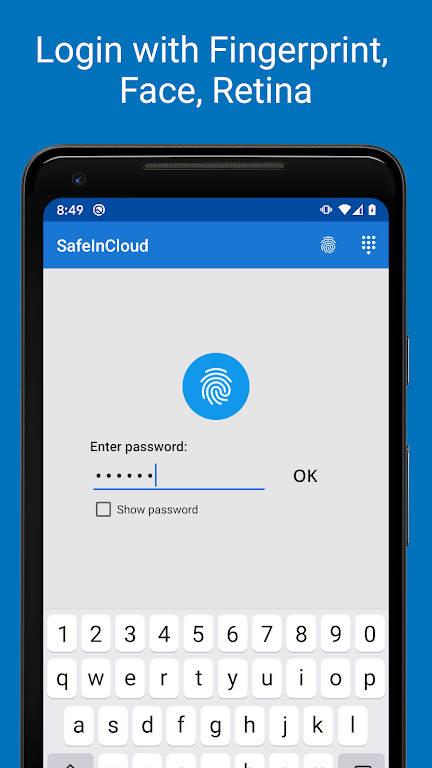 密碼管理器 SafeInCloud 1應用截圖第0張