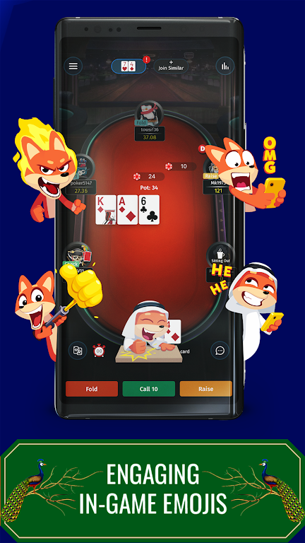 PokerBaazi: Practice Poker Schermafbeelding 0