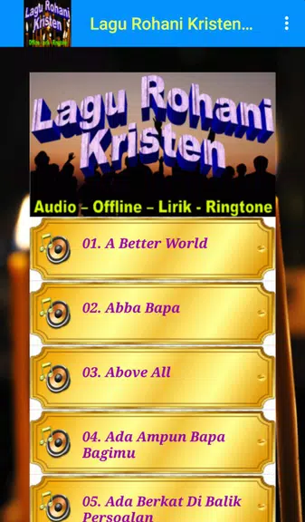 Lagu Rohani Kristen Offline स्क्रीनशॉट 1