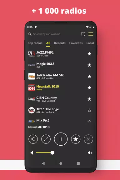 Radio Canadá FM en línea Captura de pantalla 0