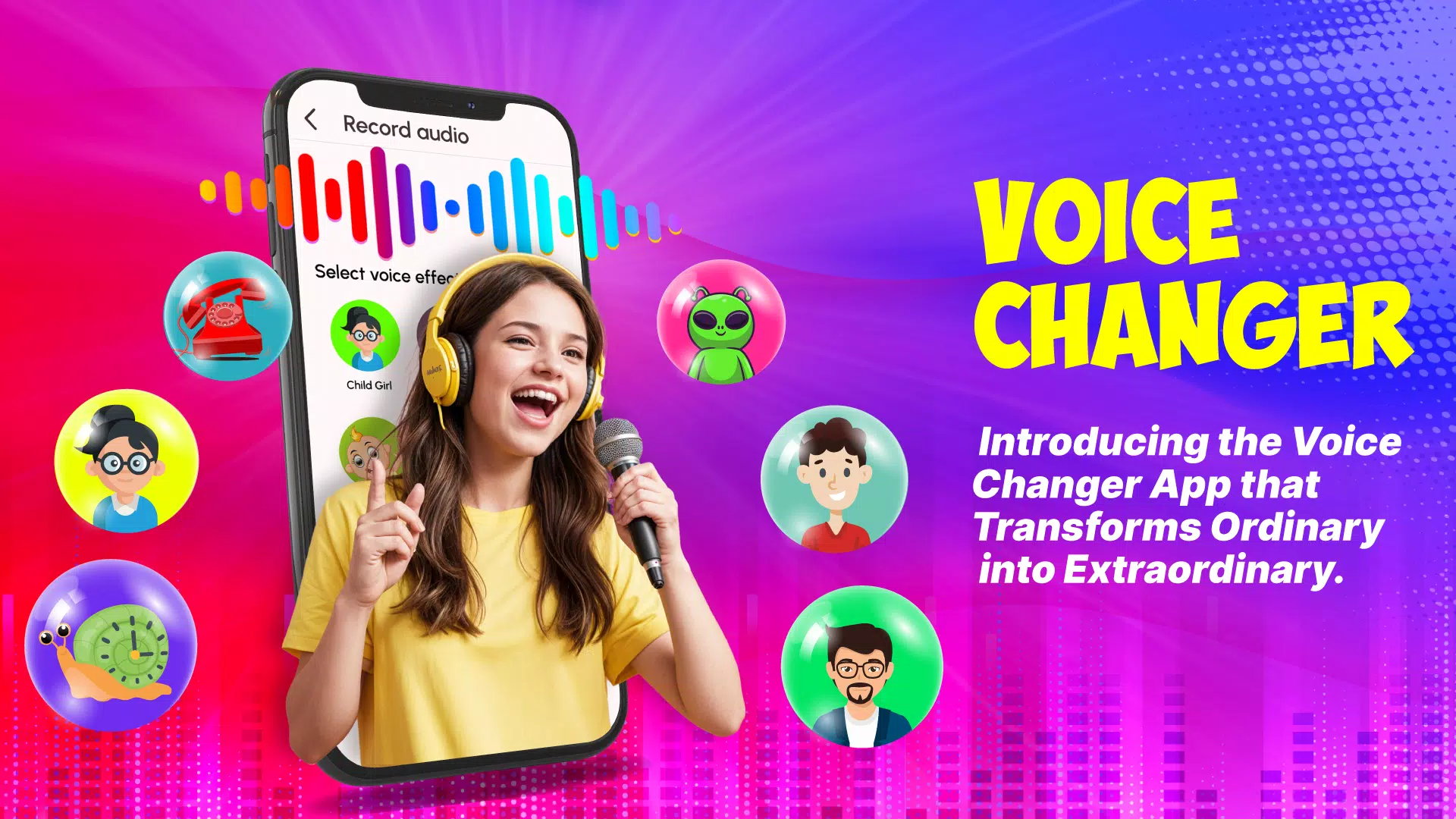 Voice Changer Male to Female ဖန်သားပြင်ဓာတ်ပုံ 0