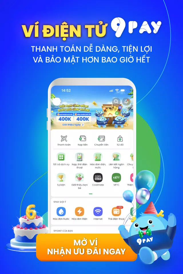 Ví điện tử 9Pay應用截圖第0張