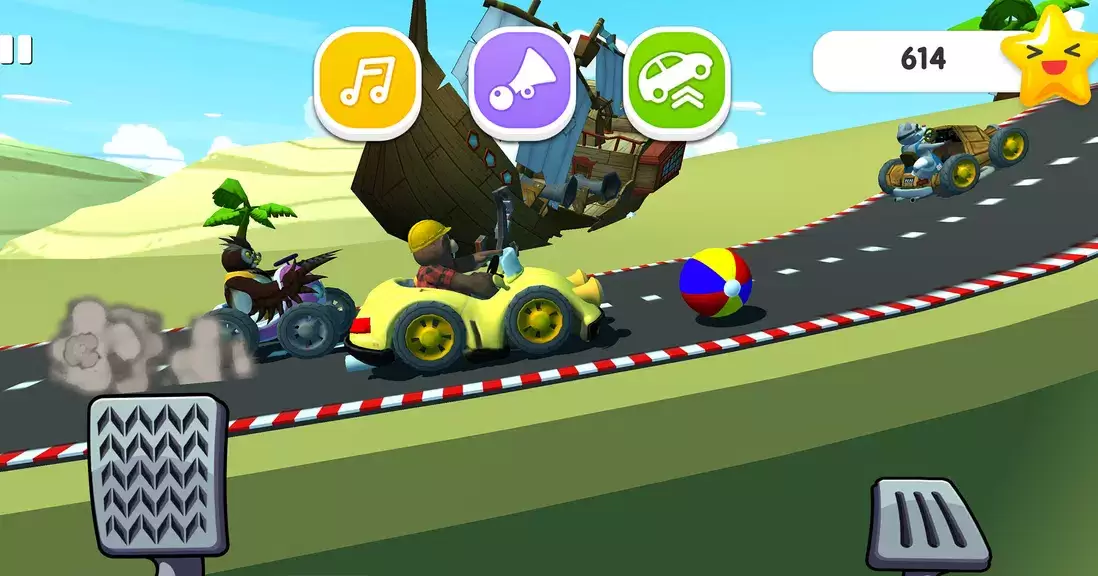 Fun Kids Cars Racing Game 2 Tangkapan skrin 1