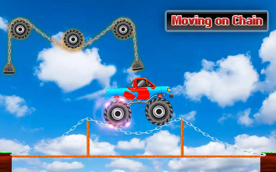 Rope Bridge Racer Car Game Captura de pantalla 1