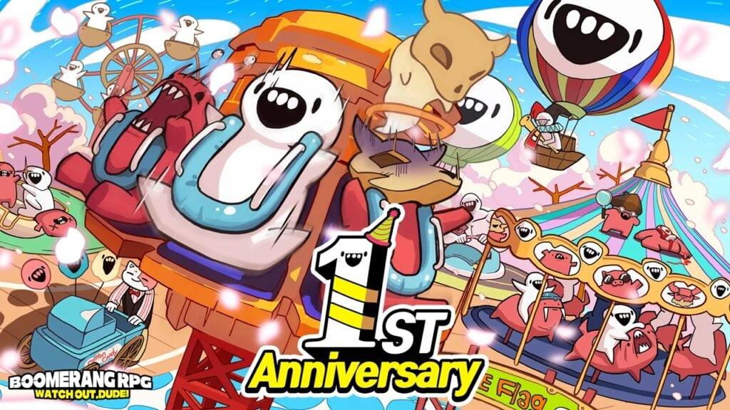 Boomerang RPG markiert das erste Jubiläum mit Roulette -Event, neue Skins