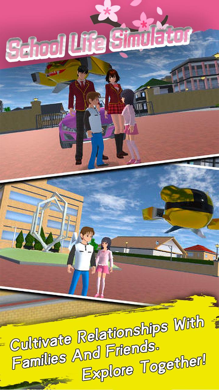 School Life Simulator Captura de tela 1