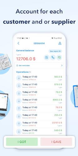 Konnash :  Bookkeeping App Ảnh chụp màn hình 1