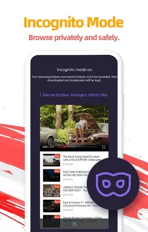 UC Browser-Safe, Fast, Private Скриншот 1