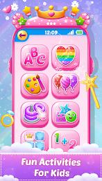 Princess Baby Phone Kids Game Ảnh chụp màn hình 0