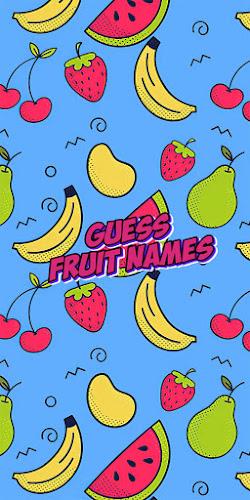 Guess the fruit name game Скриншот 0