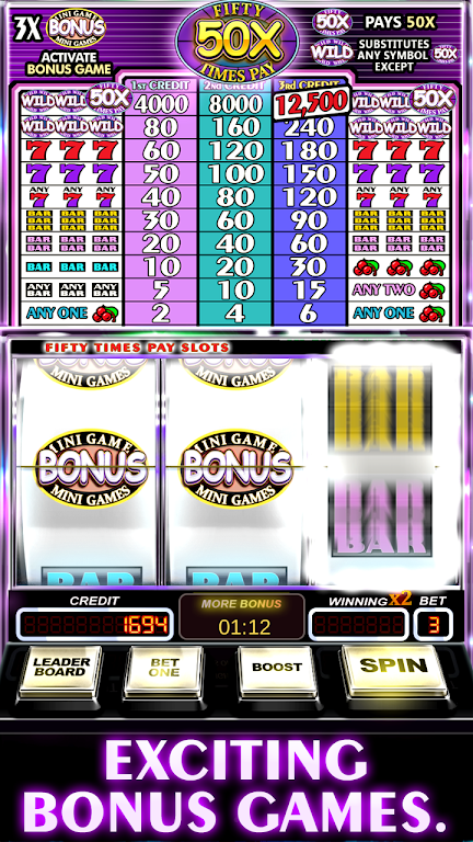 Free Slot Machine 50X Pay應用截圖第2張