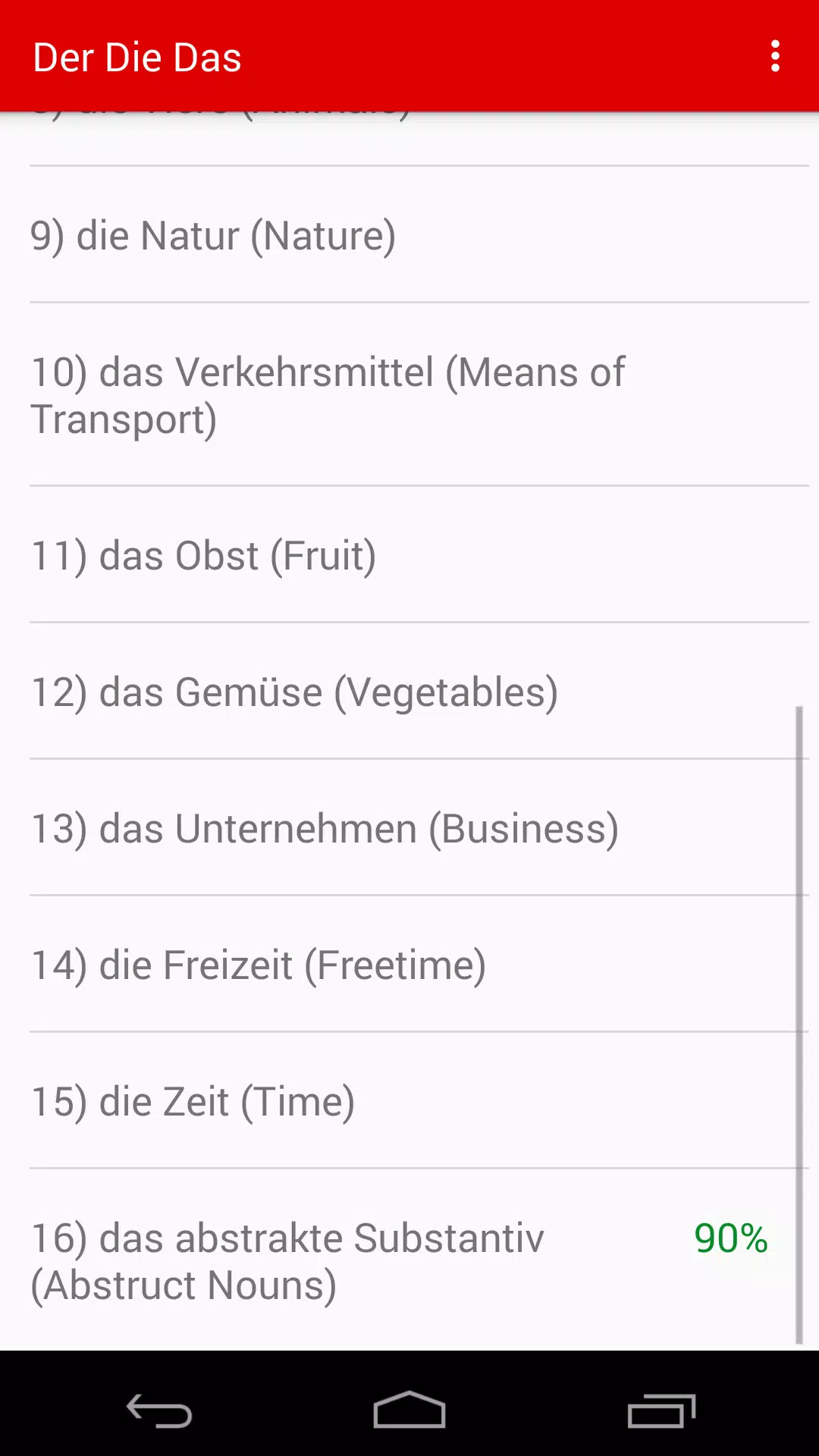 Der Die Das German Grammar ဖန်သားပြင်ဓာတ်ပုံ 1