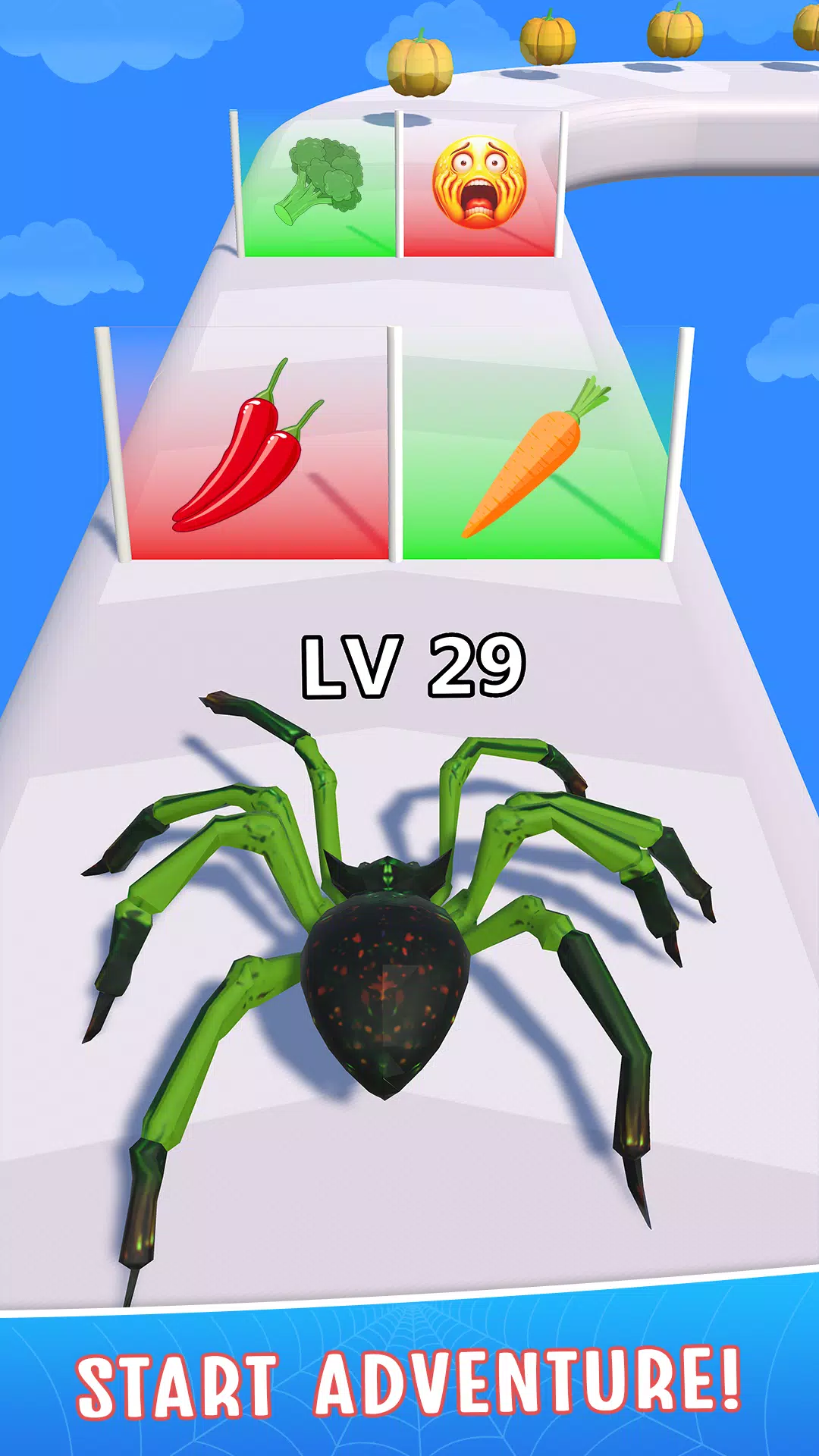 Spider Run: Spider Evolution स्क्रीनशॉट 1