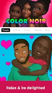 Color Noir Coloring Book App Ảnh chụp màn hình 0