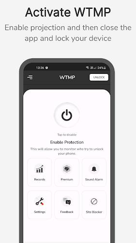 WTMP App: Who Touched My Phone スクリーンショット 0