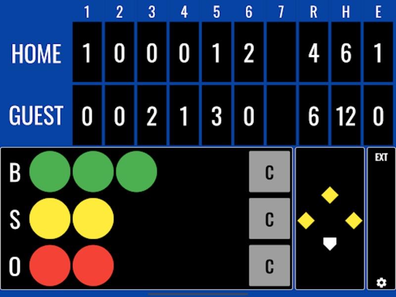 Schermata Softball Score 2