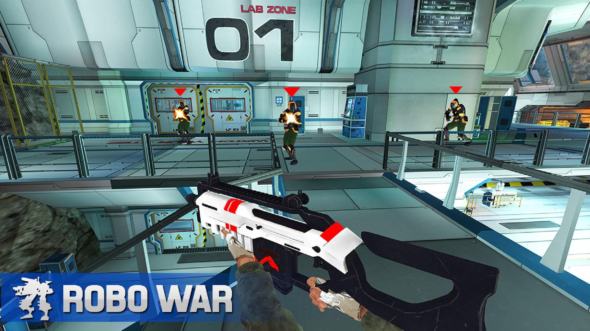 Robot Gun Shooting Games War Tangkapan skrin 1