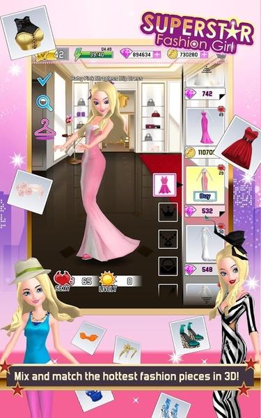 Superstar Fashion Girl Zrzut ekranu 3