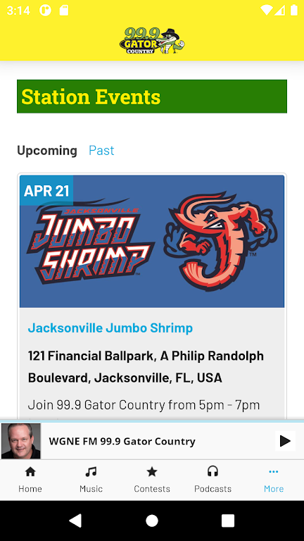 99.9 Gator Country Screenshot 2