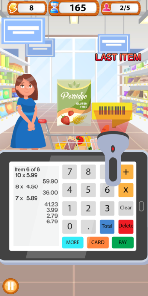 Supermarket Cashier Simulator Mod स्क्रीनशॉट 0