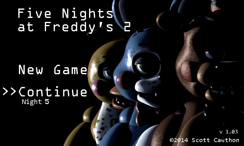 FNAF 2 : (Five Nights at Freddy) Schermafbeelding 2