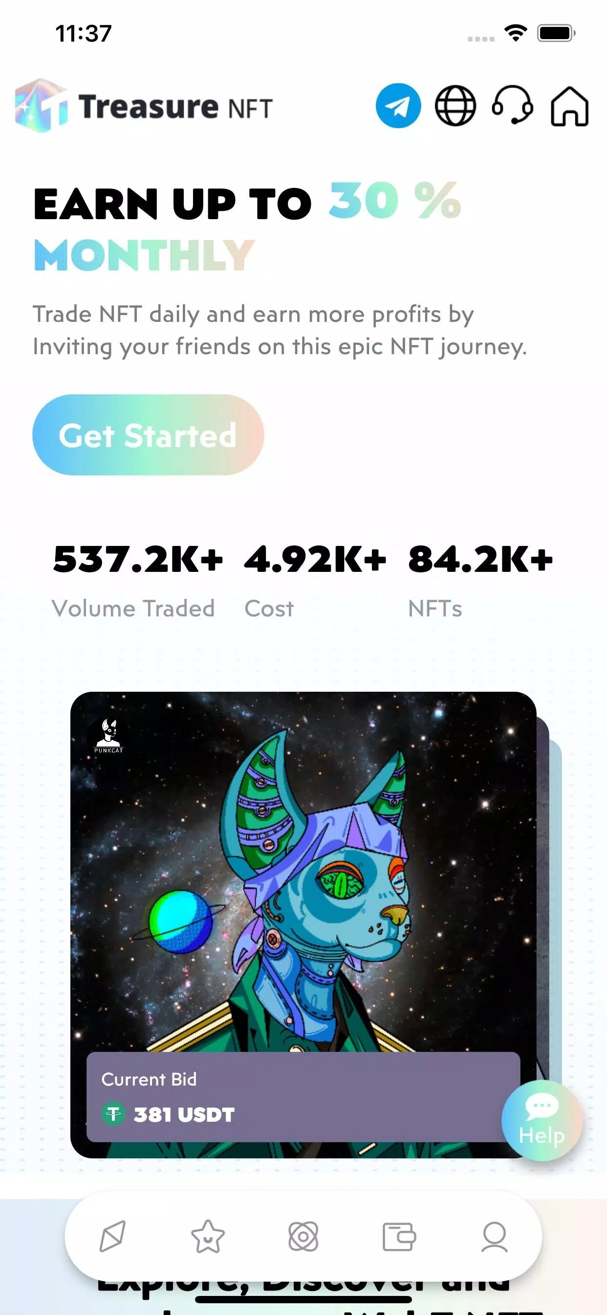 TreasureNFT স্ক্রিনশট 0
