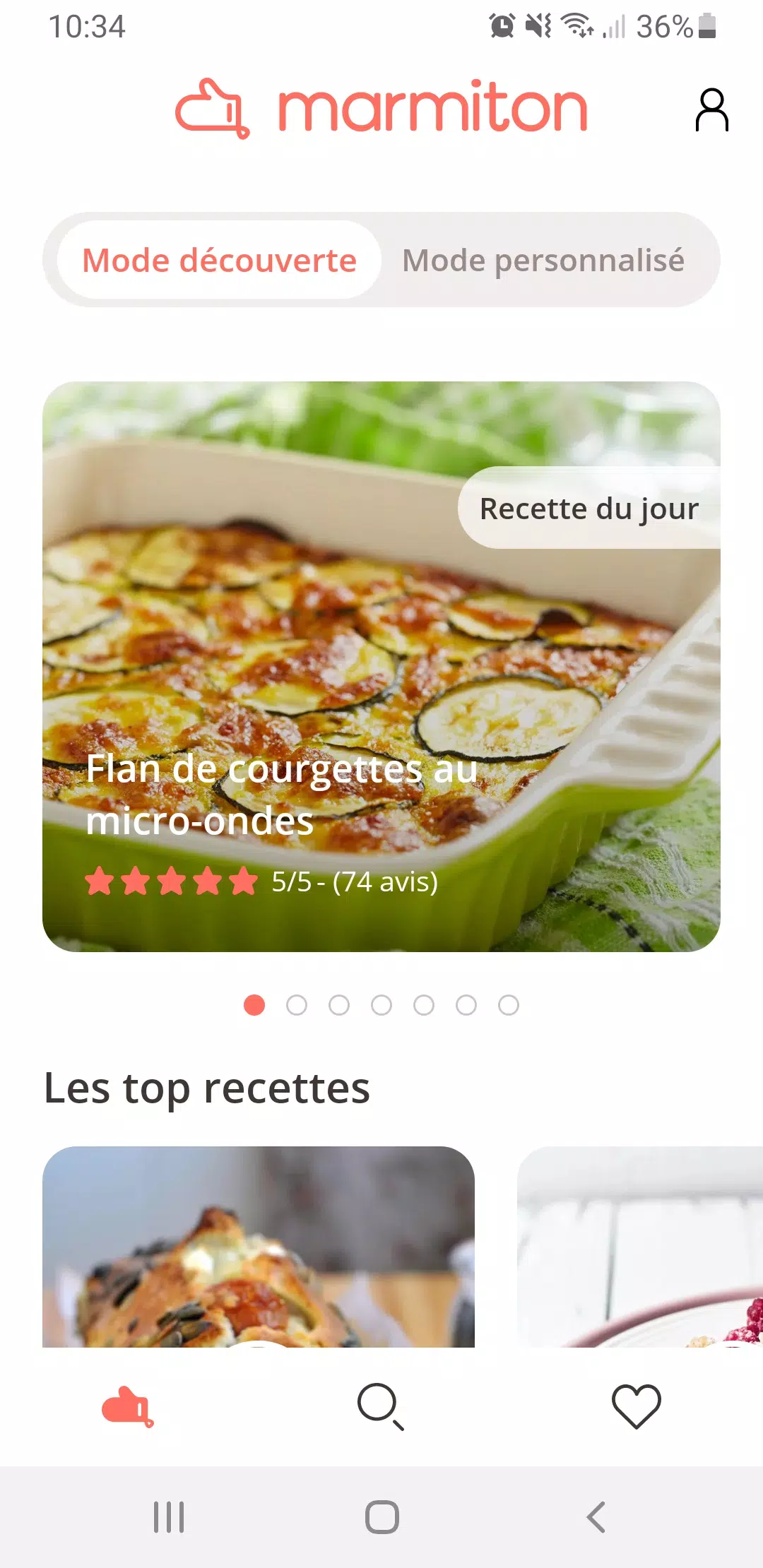 Marmiton, recettes de cuisine Screenshot 1