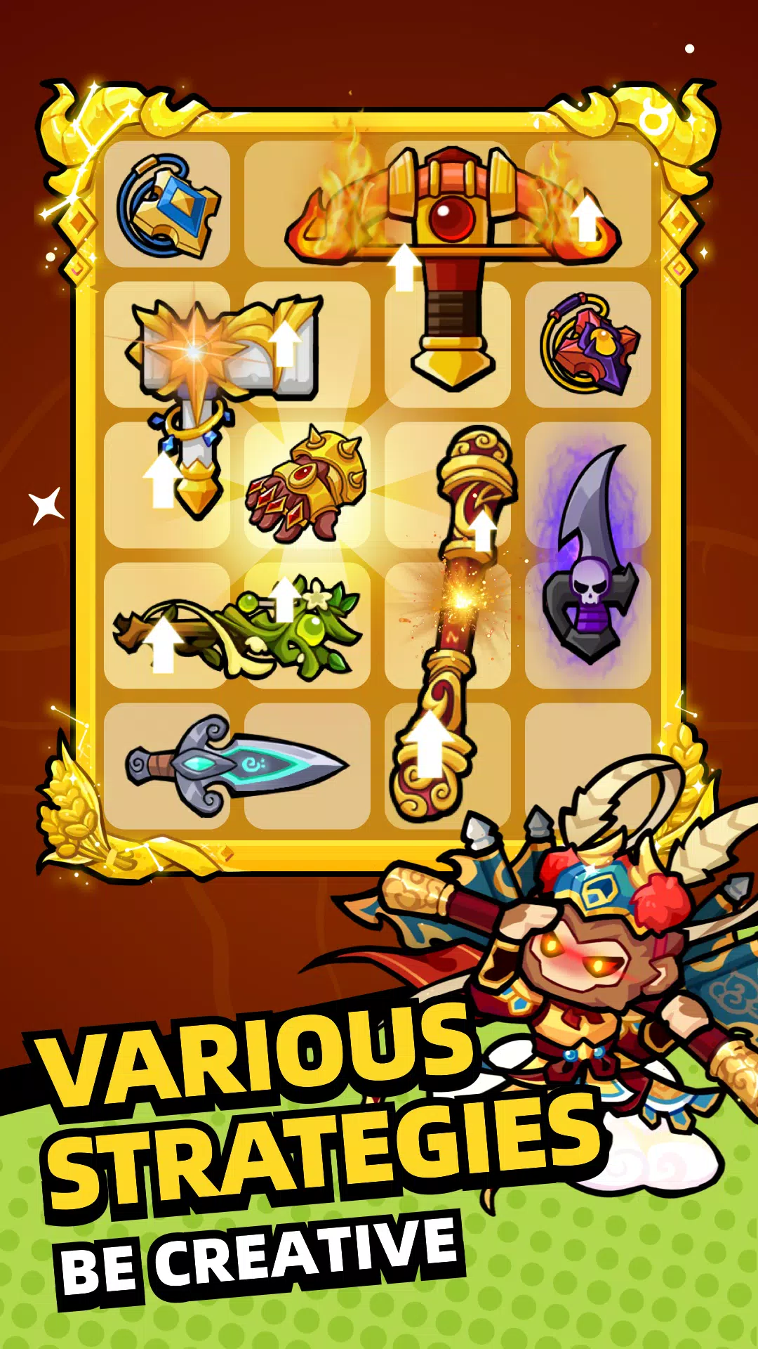 Weapon Master: Backpack Battle ภาพหน้าจอ 1