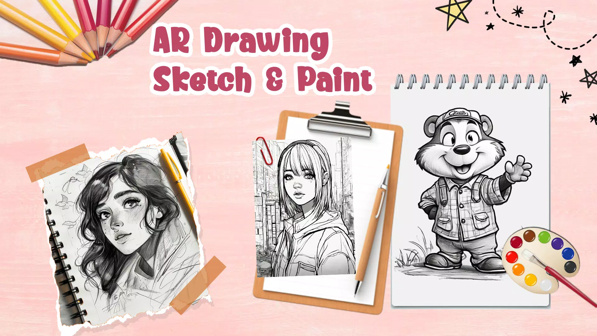 Draw Anime: AR Drawing Sketch স্ক্রিনশট 0