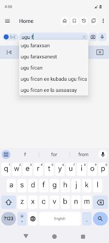 Schermata English Somali Dictionary 3