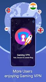 Gaming VPN | Cleaner & Booster स्क्रीनशॉट 0