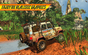 Offroad Jeep Driving Simulator Captura de pantalla 0