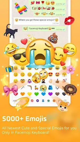 Facemoji:Emoji Keyboard&ASK AI Ekran Görüntüsü 1