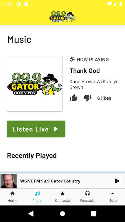 99.9 Gator Country 스크린샷 0