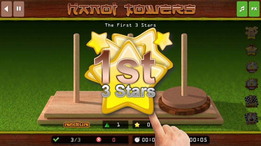 The Hanoi Towers Lite 스크린샷 1