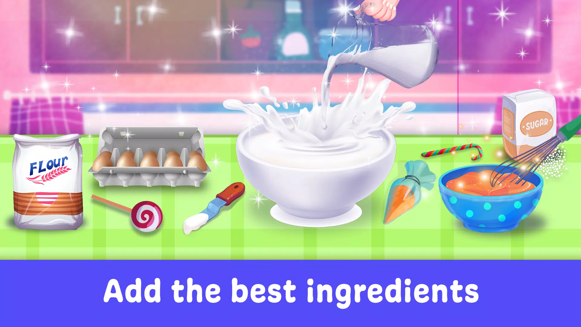 Cake Maker Games for Girls Captura de pantalla 1